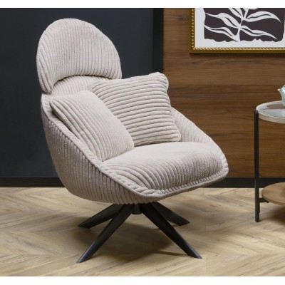 Fotelis MERRY-2 sukamasis (Šviesiai rusvas) NAUJIENA